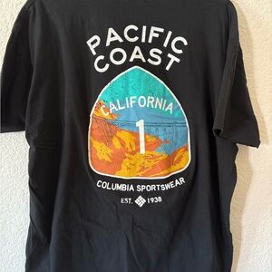 Columbia Men's Black Pacific Coast Tee